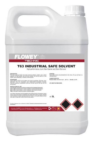 T63 — Solvente Industrial Seguro — produto da linha EClean | Flowey®